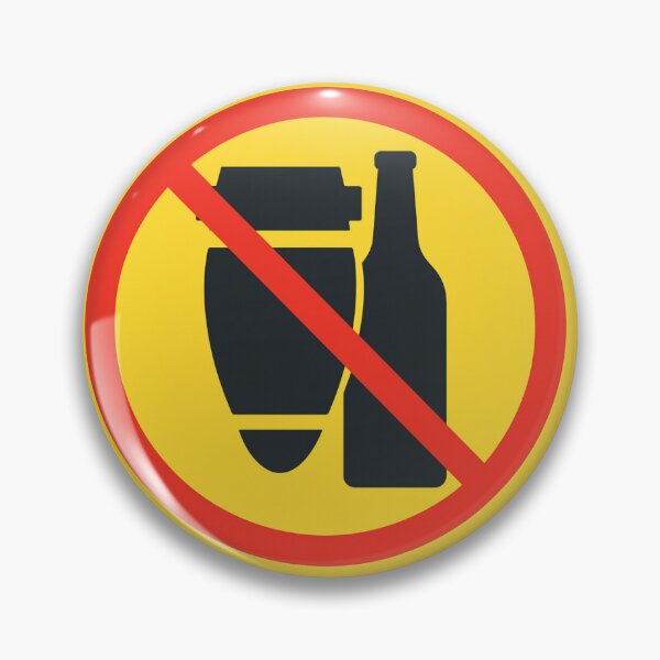 Item preview, Don’t Drink and Drop In – Tactical Prohibition Sticker designed and sold by SachaMuru.