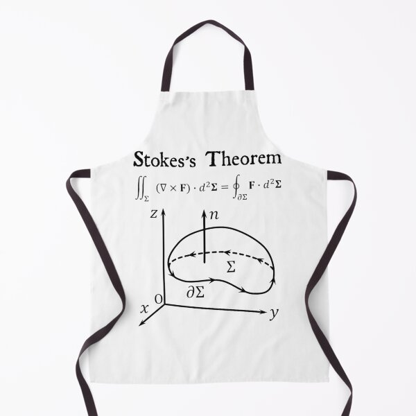 Item preview, Nerdy Vintage Stoke's Theorem Calculus Math Teacher Black Text designed and sold by MathWare MathClips.