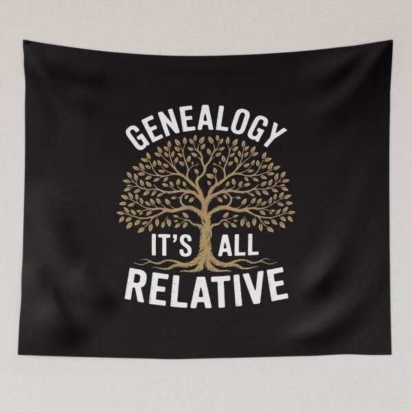 Item preview, Family Genealogy Its All Relative Genealogist Ancestry Roots designed and sold by BotboutiquePre.