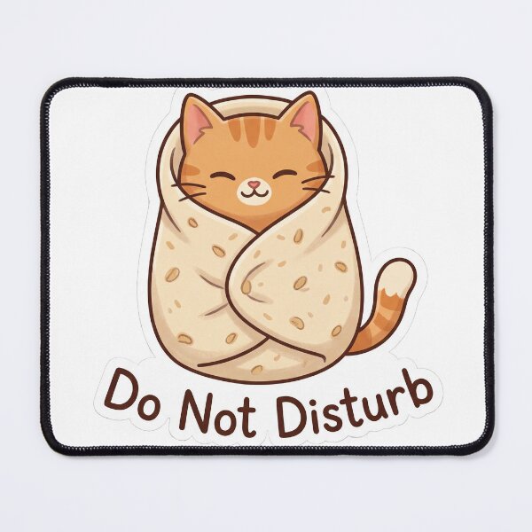 Item preview, Cute Cat Burrito designed and sold by hunteroflions.
