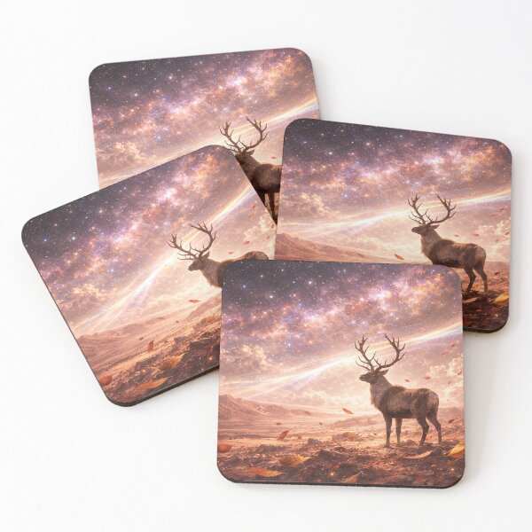 Item preview, Deer on a Lost Planet designed and sold by ImaginingNebulae.