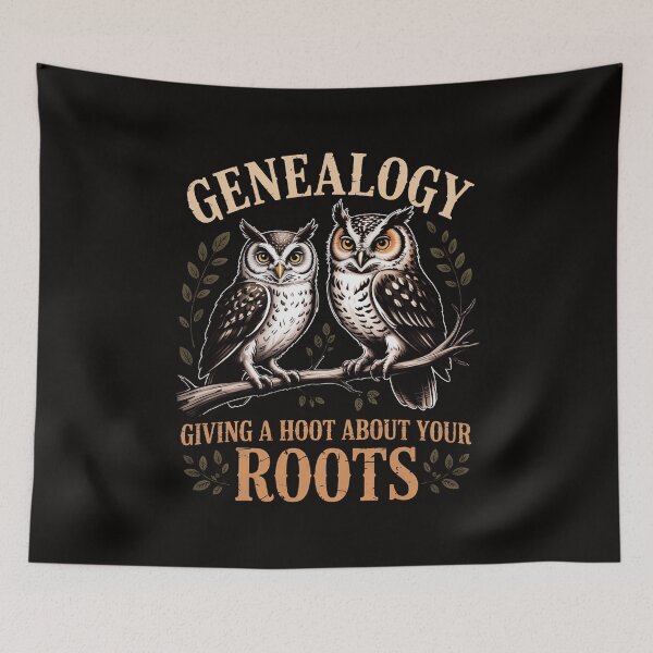 Artikelvorschau, Eulen-Fan-Genealoge Genealogie Roots Geschenke Genealogie Eule entworfen und verkauft von silladive.