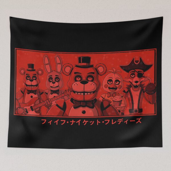 Item preview, FNAF Crew - Minimalist Anime Style Illustration designed and sold by Nelloo12.