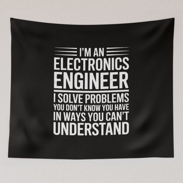 Item preview, Engineer - Electronics Engineer I Solve Problems designed and sold by silladive.