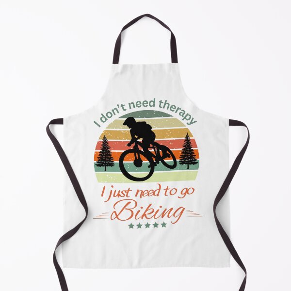 Item preview, Cycling Is My Therapy Retro Bicycle Silhouette Design - Go Biking Therapy Quote Vintage Cycling Illustration designed and sold by Noble-Piece.