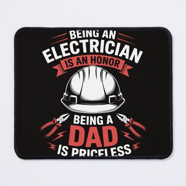 Item preview, Electrician Dad Electronics Technician Electrical Wireman designed and sold by silladive.