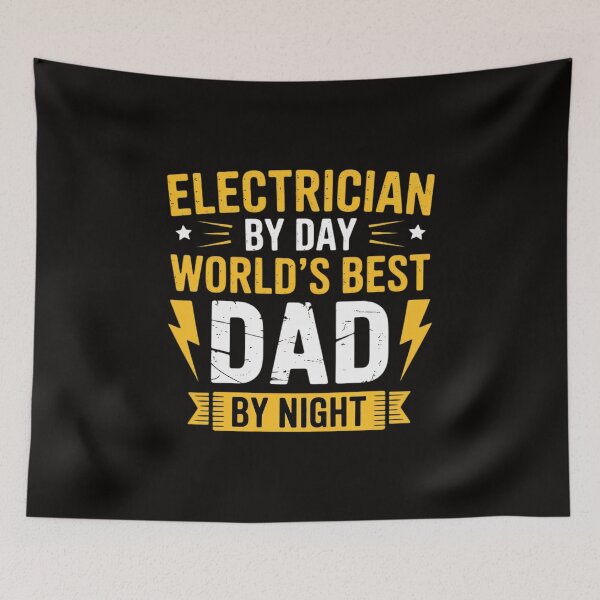 Item preview, Electrician Dad Electronics Technician Electrical Repairman designed and sold by silladive.