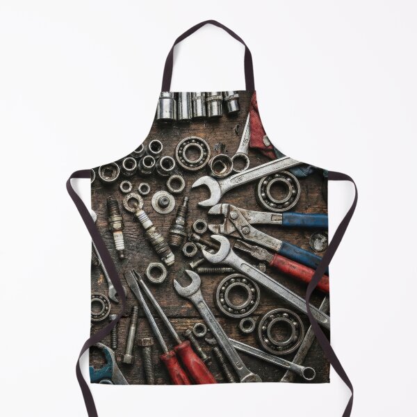 Item preview, Mechanic Garage Knolling - Greasy Tools & Wrenches designed and sold by SavinMercantile.