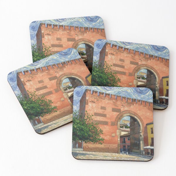 Item preview, Puerta de Elvira in Granada, Van Gogh style designed and sold by KukiLdeGuevara.