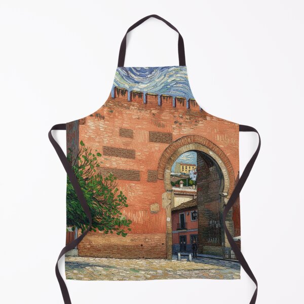 Item preview, Puerta de Elvira in Granada, Van Gogh style designed and sold by KukiLdeGuevara.