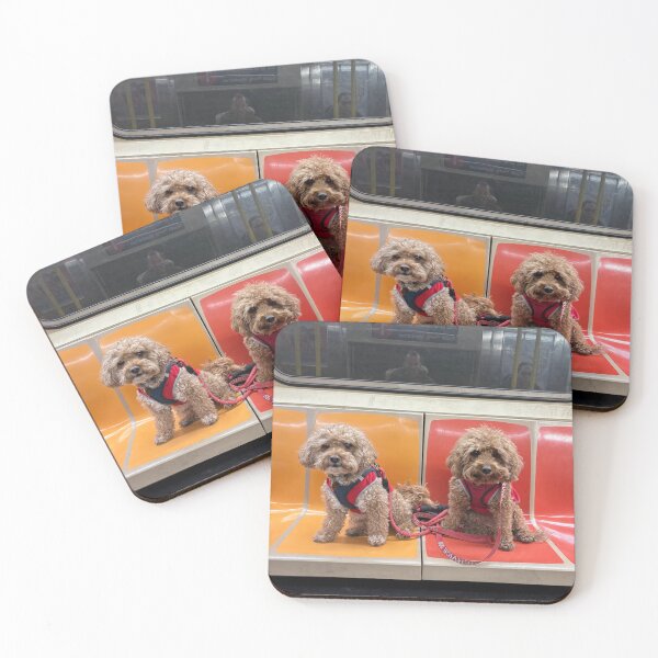 Item preview, Perros en los trenes designed and sold by BOBBYBABE.
