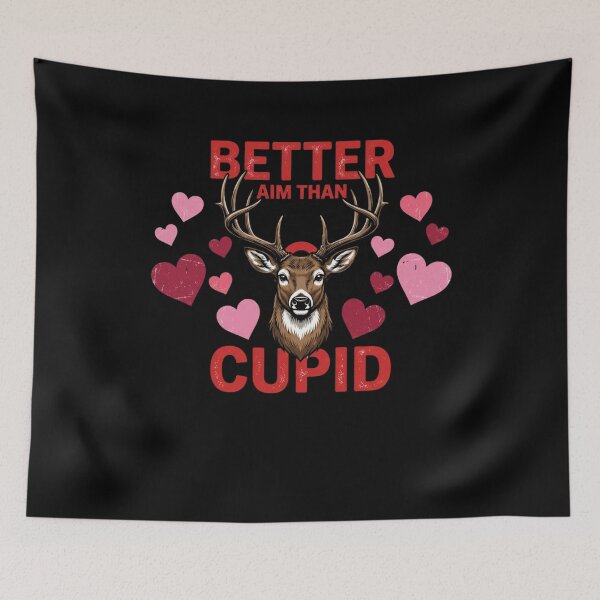 Item preview, Better Aim Than Cupid Valentine's Day Hunting Lover designed and sold by SofenArt.