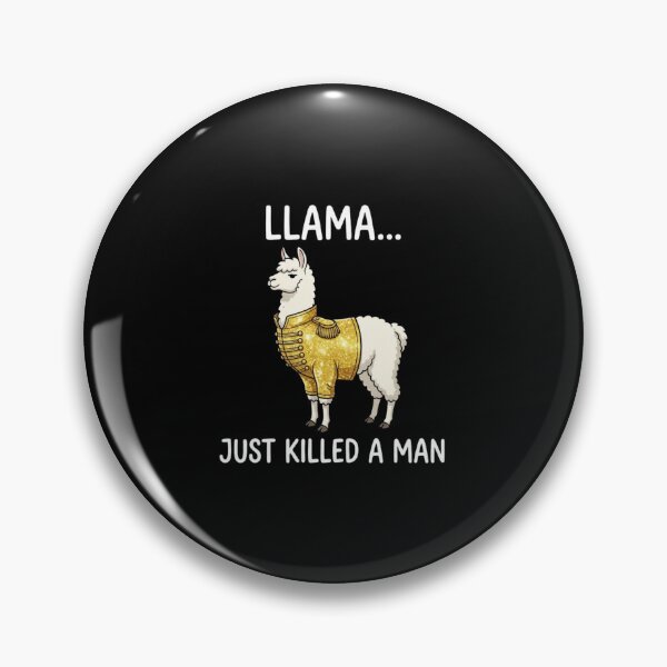 Item preview, Llama... Just Killed A Man Musician Parody designed and sold by SofenArt.