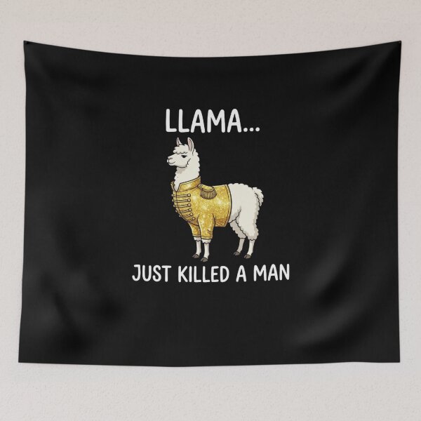 Item preview, Llama... Just Killed A Man Musician Parody designed and sold by SofenArt.