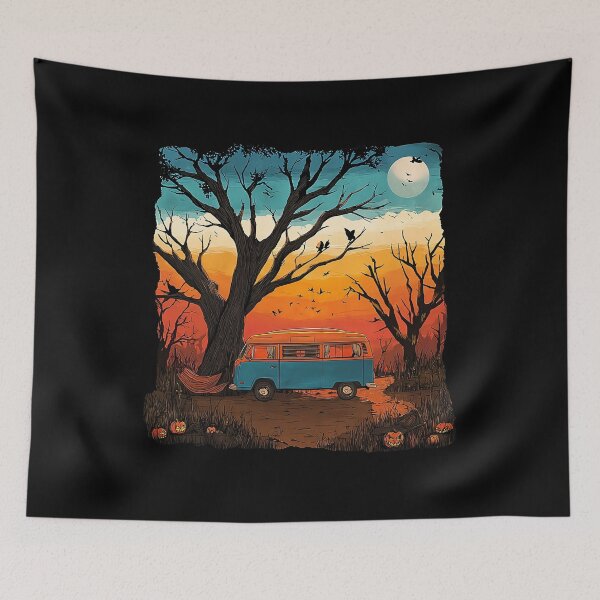 Item preview, Retro Camper Van Sunset – Vintage Camping Gift Present designed and sold by D-Oles-Mercher.