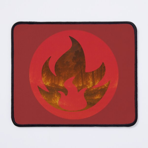 Item preview, Pokemon TCG Fire Energy Landscape designed and sold by MythicBiscuit.