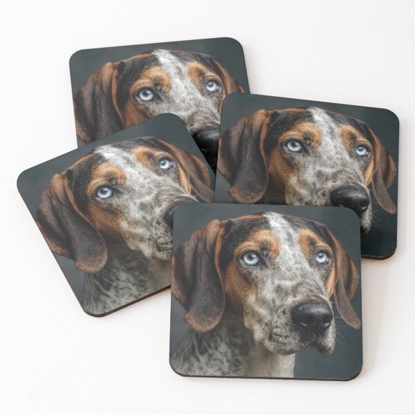 Item preview, American Leopard Dog Portrait designed and sold by Elisabeth Lucas.