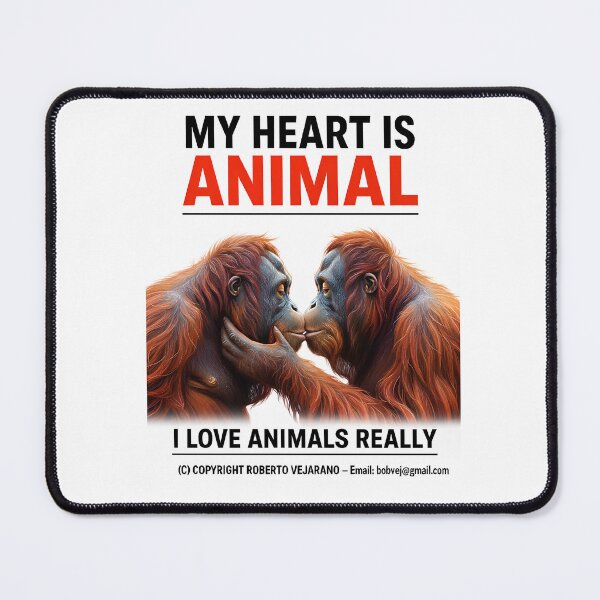Item preview, KISS ORANGUTANS, ZOOMAGIC PUZZLE, 8K designed and sold by ANIMALS IN LOVE - T- SHIRTS - Zoomagic Puzzle.