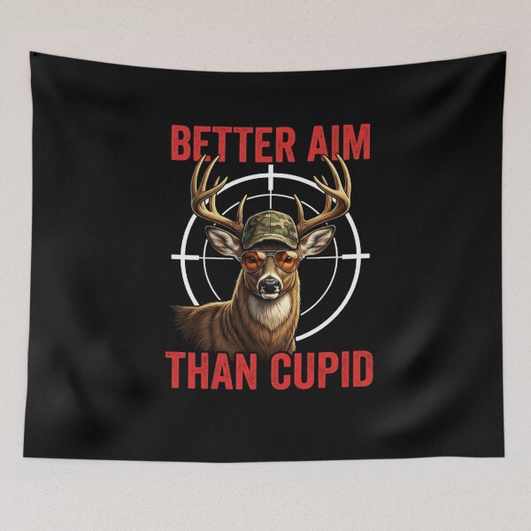 Item preview, Better Aim Than Cupid Hunting Humor Gift designed and sold by SofenArt.