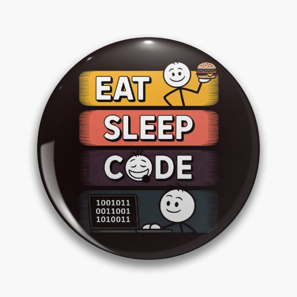 Item preview, Eat Sleep Code designed and sold by hettingerchaim.