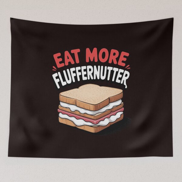 Artikelvorschau, Iss mehr Fluffernutter Marshmallow Erdnussbutter Sandwich entworfen und verkauft von hettingerchaim.