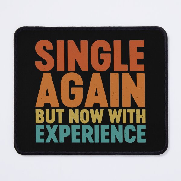 Item preview, Single Again But Now With Experience – Funny Divorce Party Announcement designed and sold by gunaone-design.