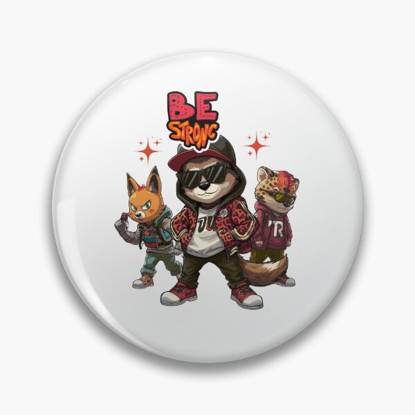Item preview, Be Strong Cat funny Design designed and sold by Modern-Tropical.