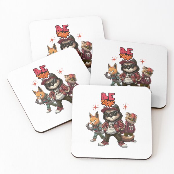 Item preview, Be Strong Cat funny Design designed and sold by Modern-Tropical.