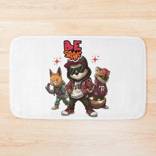 Item preview, Be Strong Cat funny Design designed and sold by Modern-Tropical.