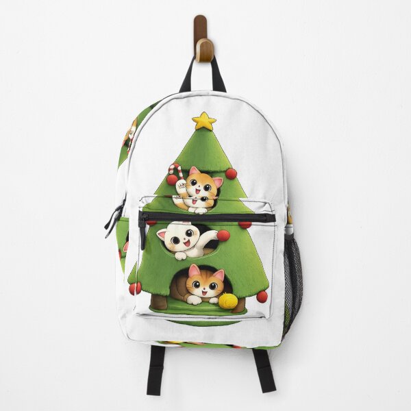 Item preview, Cute Kittens Cat Inside Christmas Tree designed and sold by AntonioJ8.