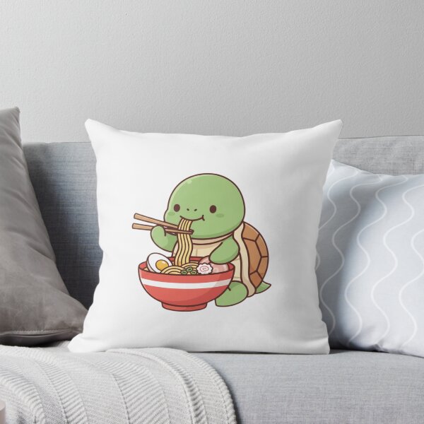 Item preview, Turtle ramen noodles japanese ramen food kawaii cute adorable designed and sold by CheeseBlueprint.