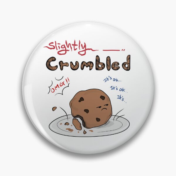 Item preview, Slightly Crumbled | Soft Breakdown Cookie Doodle | Low Energy Life designed and sold by mintmono-studio.