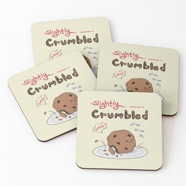 Item preview, Slightly Crumbled | Soft Breakdown Cookie Doodle | Low Energy Life designed and sold by mintmono-studio.