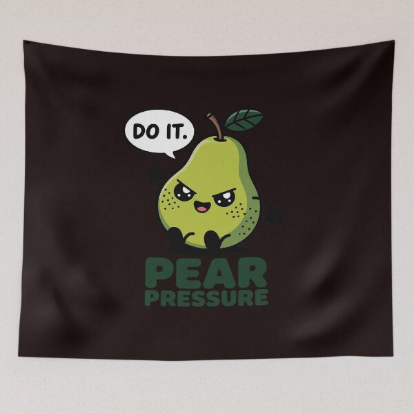 Item preview, Pear  Pressure - Do It Fruit Humor Pear Cute  Green designed and sold by hettingerchaim.