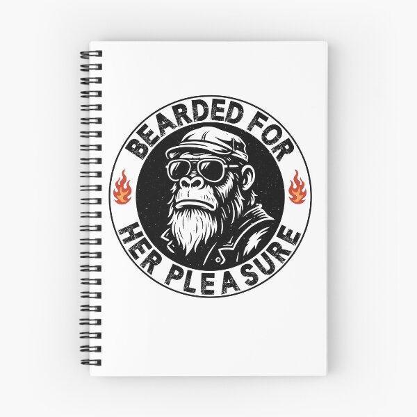 Item preview, Bearded For Her Pleasure - Funny Bearded Monkey designed and sold by gunaone-design.