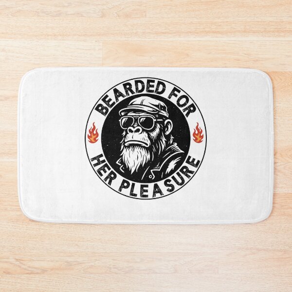 Item preview, Bearded For Her Pleasure - Funny Bearded Monkey designed and sold by gunaone-design.