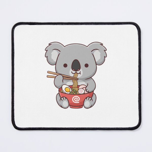 Item preview, Koala ramen noodles japanese ramen food kawaii cute adorable designed and sold by CheeseBlueprint.