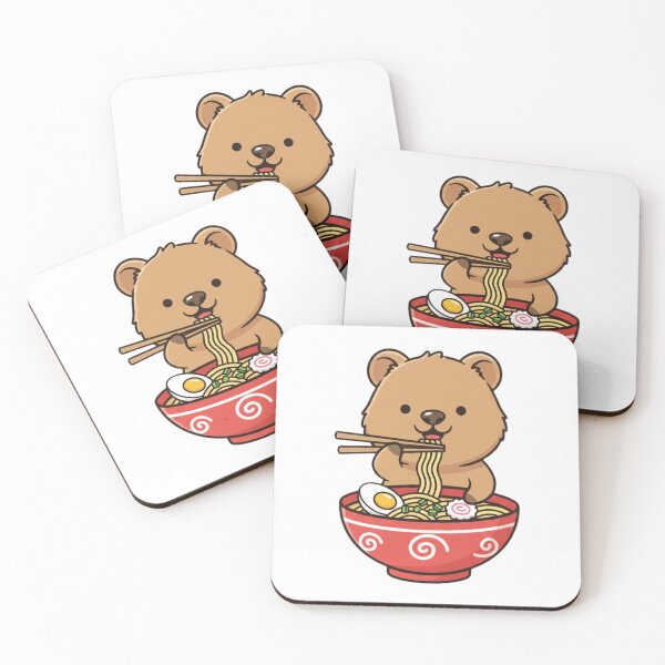 Item preview, Quokka ramen noodles japanese ramen food kawaii cute adorable designed and sold by CheeseBlueprint.