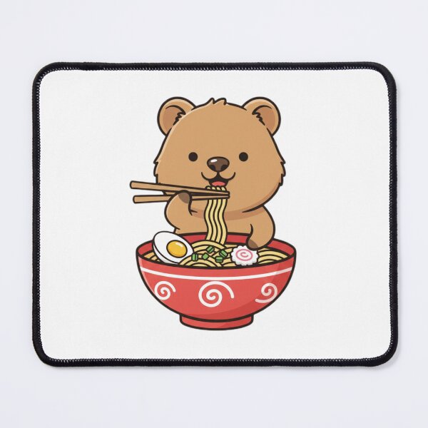 Item preview, Quokka ramen noodles japanese ramen food kawaii cute adorable designed and sold by CheeseBlueprint.