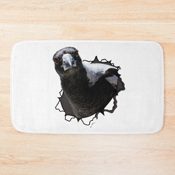 Item preview, Australian Magpie Bursting Through Black and White designed and sold by Barry Callister Photography.