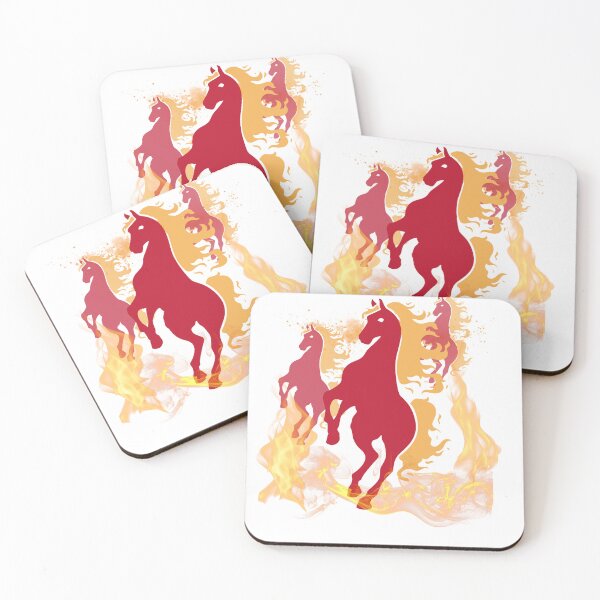 Item preview, Three Fire Horses | Year of the Horse 2026 Art designed and sold by Julison2015.