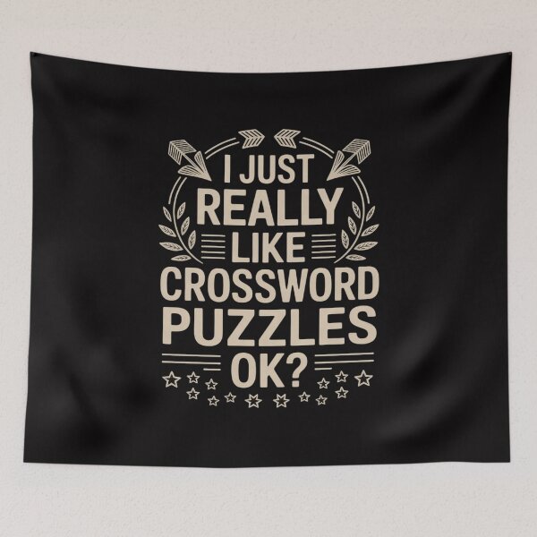 Item preview, I Just Really Like Crossword Puzzles designed and sold by demarioTTS.