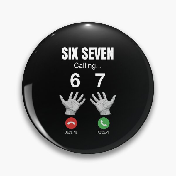 Item preview, Six Seven Calling Funny Number Joke designed and sold by SofenArt.