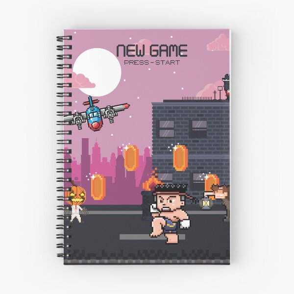 Item preview, New Game Press Start Pixel Art – Retro Fighting Game Scene designed and sold by DoveVonBucket.