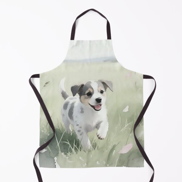 Item preview, Puppy dog playing in a field.  designed and sold by Nomad-Maynard.
