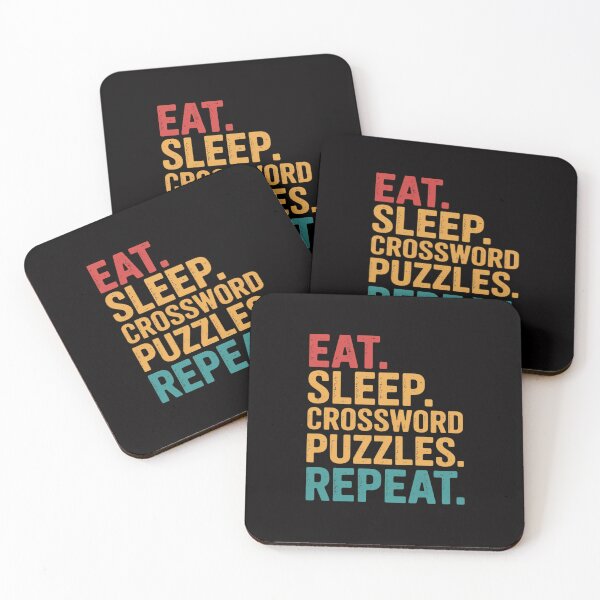 Item preview, Eat Sleep Crossword Puzzles Repeat  Crossword designed and sold by demarioTTS.
