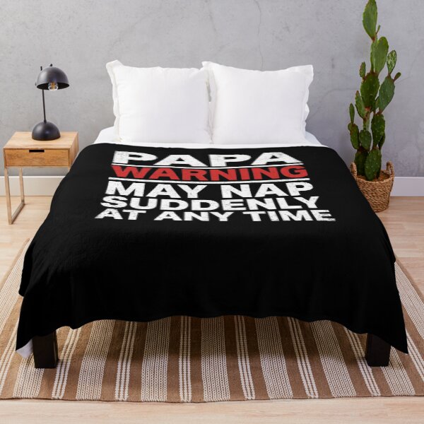 Item preview, Papa Warning May Nap Suddenly At Any Time Father's Day Dad designed and sold by SofenArt.
