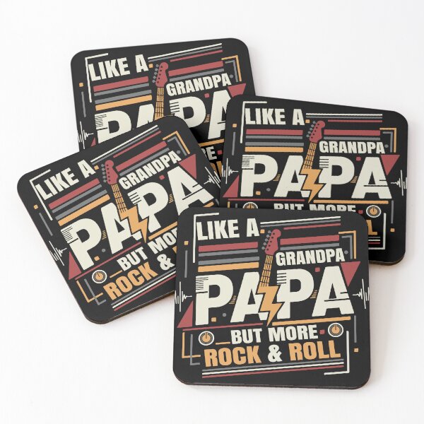 Item preview, Dad Papa Like A Grandpa But More Rock & Roll, Funny DadPapa designed and sold by Kestovi.