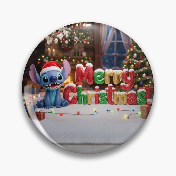 Item preview, Stitch Merry Christmas: Festive 3D Holiday Art designed and sold by Innova_Creations.