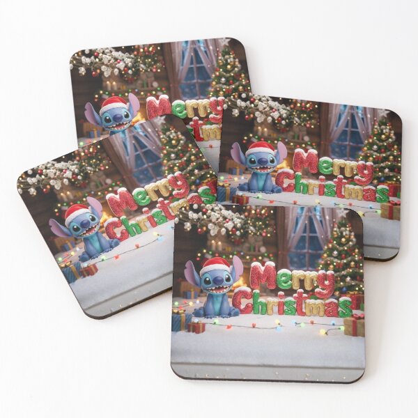 Item preview, Stitch Merry Christmas: Festive 3D Holiday Art designed and sold by Innova_Creations.
